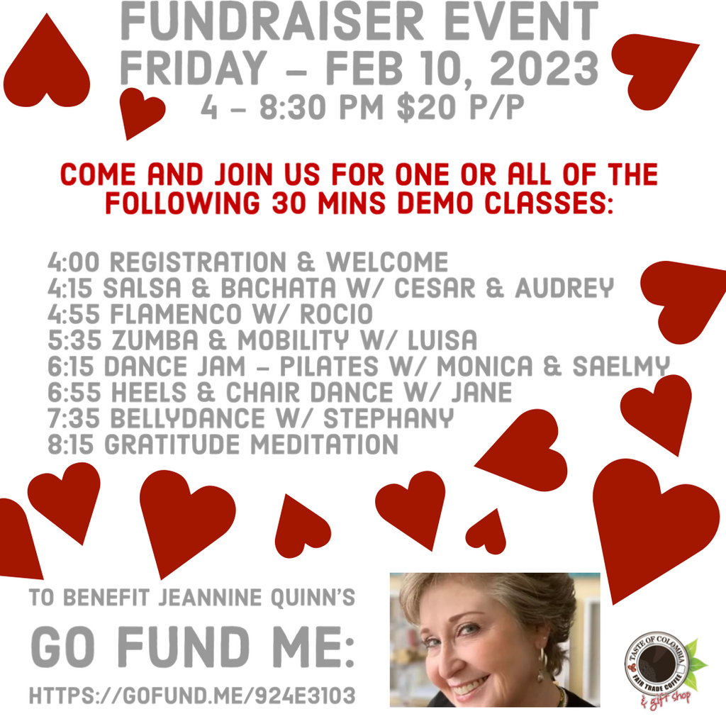 Fundraiser Event - Feb 10, 2023 4-8:30 pm - Jeannine Quinn’s Journey