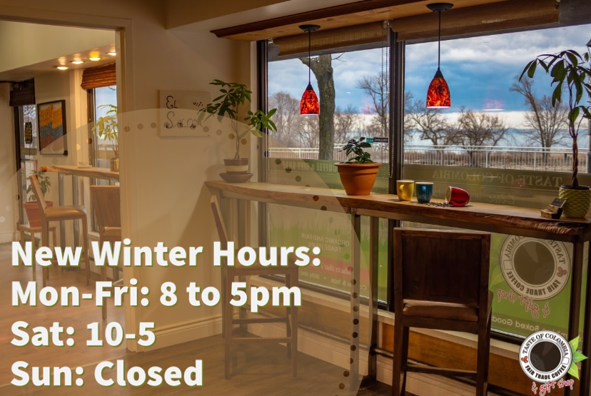 New Winter Hours as of Dec 27, 2021