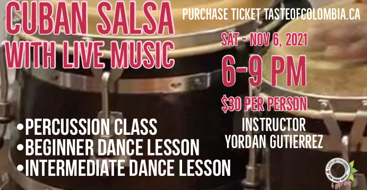 Cuban Salsa & Percussion Class