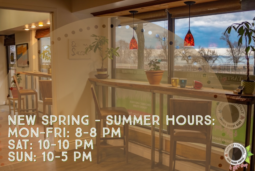 Spring and Summer Hours - 2022