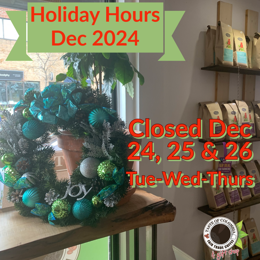 Holiday Hours Dec, 2024