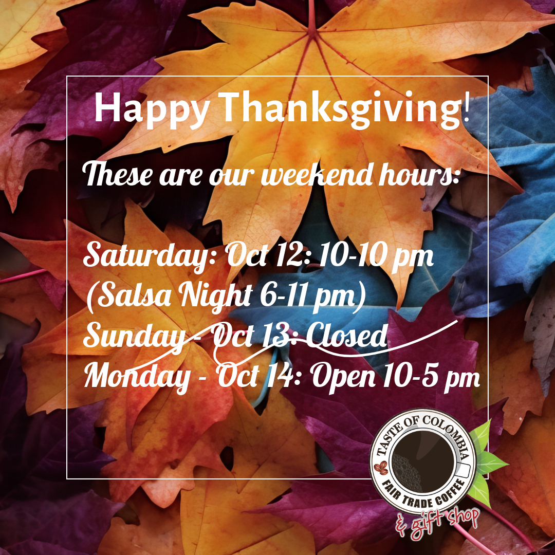 2024 Thanksgiving Weekend TasteofColombia