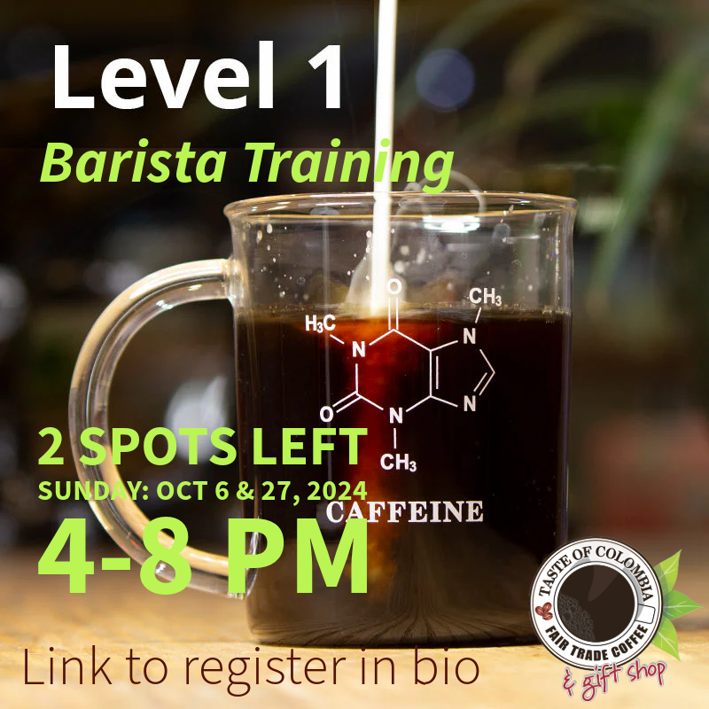 Barista Training - 2 spots left!